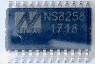 NS8258  同步升壓+防失真，3W×2雙通道AB/D類切換音頻功放